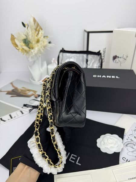 Модель в стилі Chanel Black Gold (з косметичкою) P10097 фото