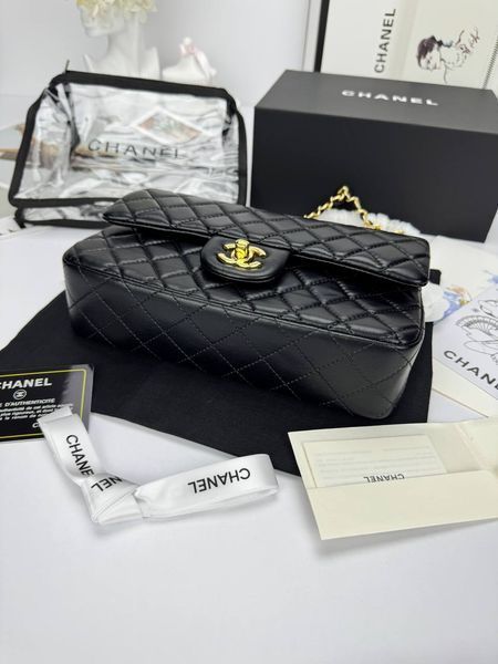 Модель в стилі Chanel Black Gold (з косметичкою) P10097 фото