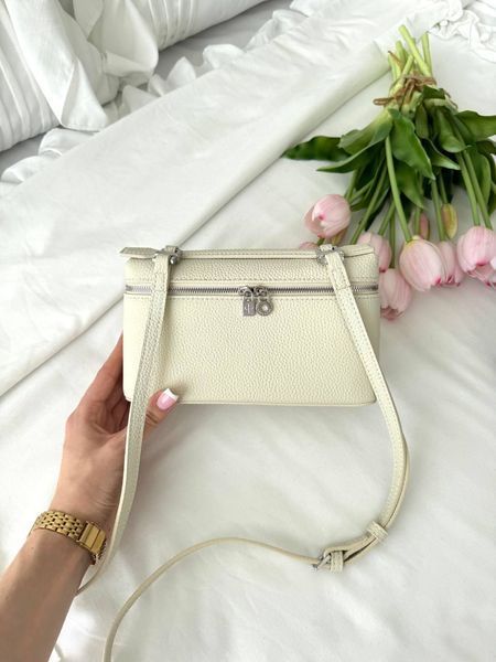 Сумка в стилі Loro Piana Milk Silver 20 см 	P21003 фото