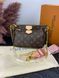 Модель в стилі Louis Vuitton Multi Pochette Brown/Pink 24см P1005 фото 8