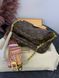Модель в стилі Louis Vuitton Multi Pochette Brown/Pink 24см P1005 фото 5