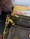 Модель в стилі Louis Vuitton Multi Pochette Brown/Pink 24см P1005 фото 2