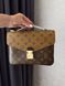 Модель в стилі Louis Vuitton Pochette Metis Brown  	P1085 фото 1