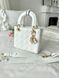 Сумка в стилі Dior Lady White Gold P6035 фото 7