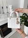 Сумка в стилі Dior Lady White Gold P6035 фото 8