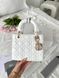 Сумка в стилі Dior Lady White Gold P6035 фото 2