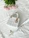 Сумка в стилі Dior Lady White Gold P6035 фото 6