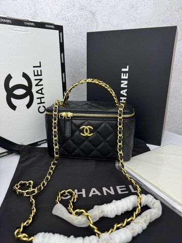 Модель в стилі Chanel Black Gold Texture 17 см P10061 фото