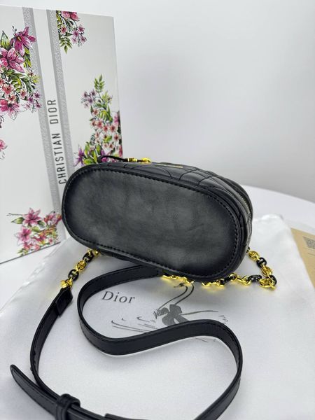 Сумка в стилі Dior Black Gold P6037 фото