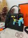 Сумка в стилі Hermes Kelly 25 Black P15002 фото 10