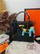 Сумка в стилі Hermes Kelly 25 Black P15002 фото 11