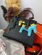 Сумка в стилі Hermes Kelly 25 Black P15002 фото 13