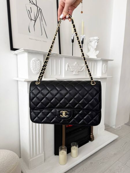 Модель в стилі Chanel Black Gold Texture 30 см P10176 фото