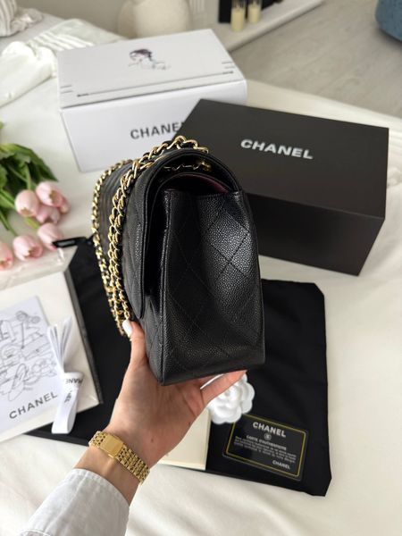 Модель в стилі Chanel Black Gold Texture 30 см P10176 фото
