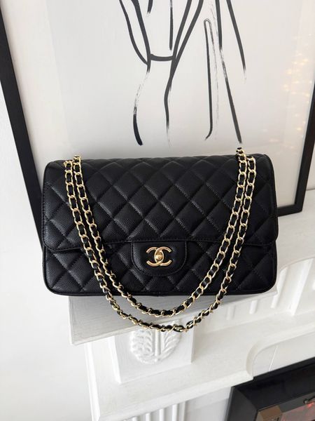 Модель в стилі Chanel Black Gold Texture 30 см P10176 фото