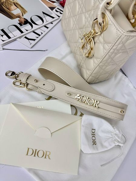 Сумка в стилі Dior Lady Beige Gold P6055 фото