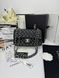 Модель в стилі Chanel Black Silver (з косметичкою) 23 см P10072 фото 1