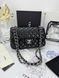 Модель в стилі Chanel Black Silver (з косметичкою) 23 см P10072 фото 4