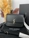 Сумка в стиліYves Saint Laurent Solferino Black Silver P5009 фото 6