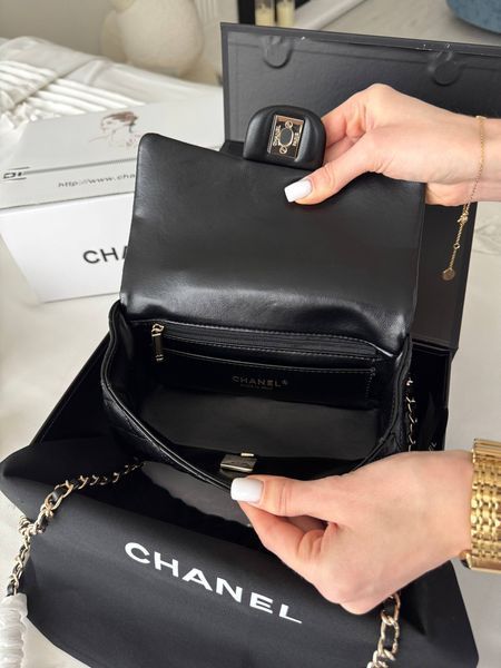 Модель в стилі Chanel Black Gold P10178 фото