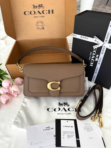 Сумка в стилі Coach Tabby Beige P9040 фото
