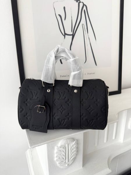 Сумка в стилі Louis Vuitton Speedy Black 25 P1072 фото