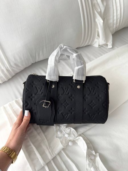Сумка в стилі Louis Vuitton Speedy Black 25 P1072 фото