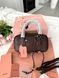 Модель в стилі Miu Miu Brown 23см P17007 фото 1