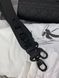 Сумка в стилі Dior Lady Total Black Logo Р6012 фото 3