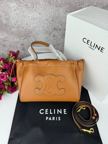 Сумка в стилі Celine Brown Mini P13008 фото
