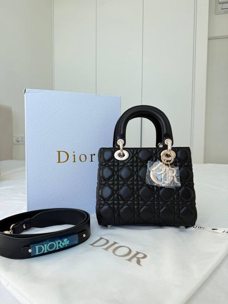 Модель в стилі Dior Lady Black Gold 20см 138-1 фото