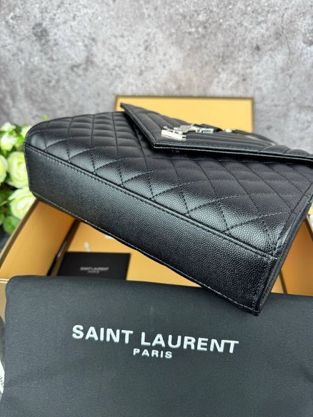 Модель в стилі Yves Saint Laurent Envelope Black Silver 24см 	P5024 фото