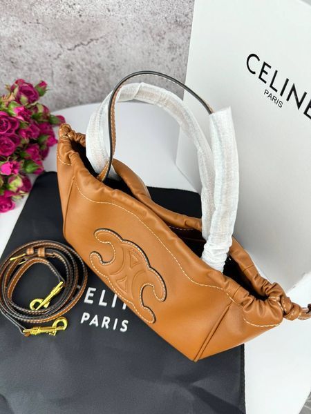 Сумка в стилі Celine Brown Mini P13008 фото