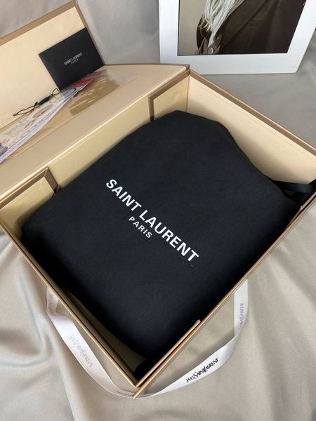 Сумка в стилі Yves Saint Laurent Solferino Black Gold P5008 фото