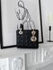 Сумка в стилі Dior Lady Black Gold P6029 фото 9