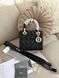 Сумка в стилі Dior Lady Black Gold P6029 фото 1