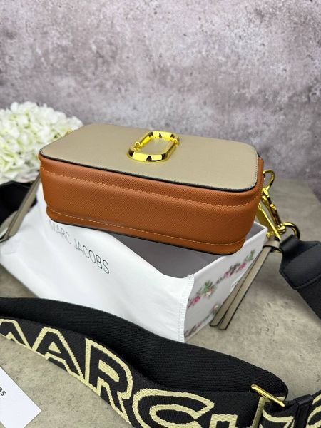 Сумка в стилі Marc Jacobs Beige/Brown/Milk P2002 фото