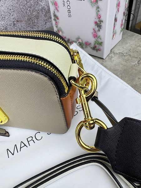 Сумка в стилі Marc Jacobs Beige/Brown/Milk P2002 фото