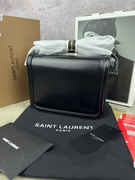 Сумка в стилі Yves Saint Laurent Solferino Black Silver  P5034 фото