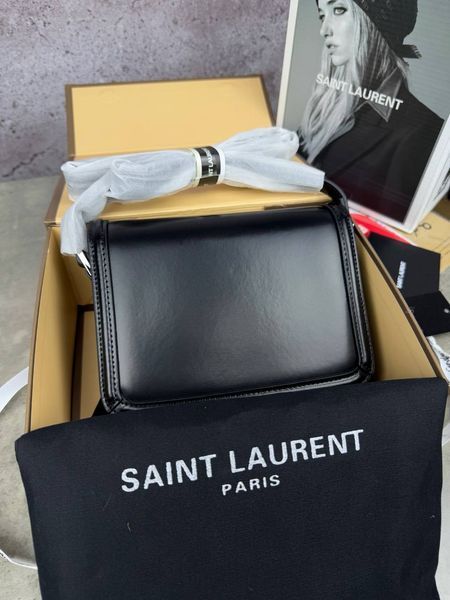 Сумка в стилі Yves Saint Laurent Solferino Black Silver  P5034 фото