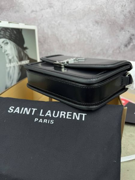 Сумка в стилі Yves Saint Laurent Solferino Black Silver  P5034 фото