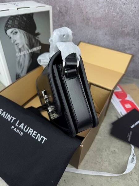 Сумка в стилі Yves Saint Laurent Solferino Black Silver  P5034 фото
