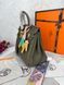 Модель в стилі Hermes Birkin Grey 25 P15022 фото 3