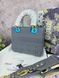 Сумка в стилі  Dior Lady Gray P6027 фото 5