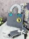 Сумка в стилі  Dior Lady Gray P6027 фото 11
