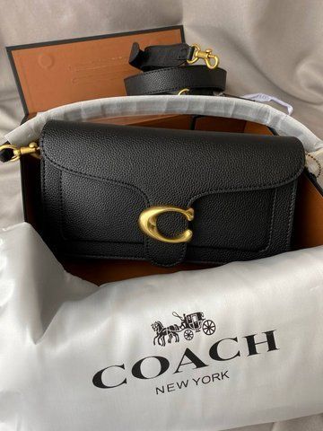Сумка в стилі Coach Tabby Black 26 см 	P9007 фото