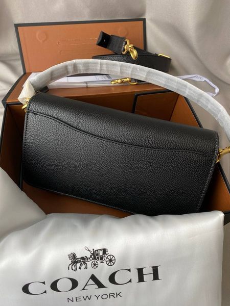 Сумка в стилі Coach Tabby Black 26 см 	P9007 фото