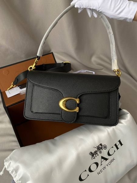 Сумка в стилі Coach Tabby Black 26 см 	P9007 фото