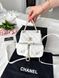 Модель в стилі Chanel Backpack Milk Gold Texture P10135 фото 9