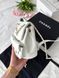 Модель в стилі Chanel Backpack Milk Gold Texture P10135 фото 6
